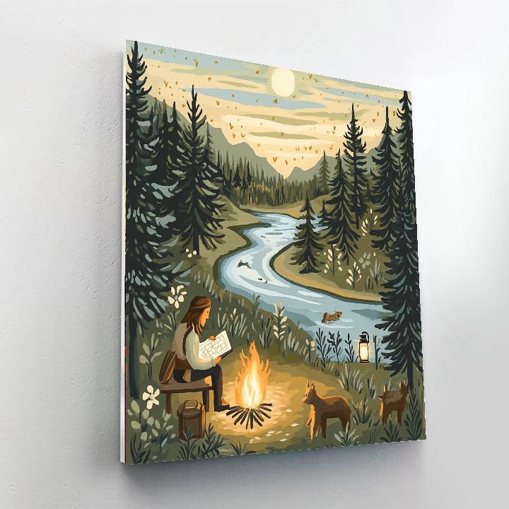 John Smith River Camp Numbered painting kits