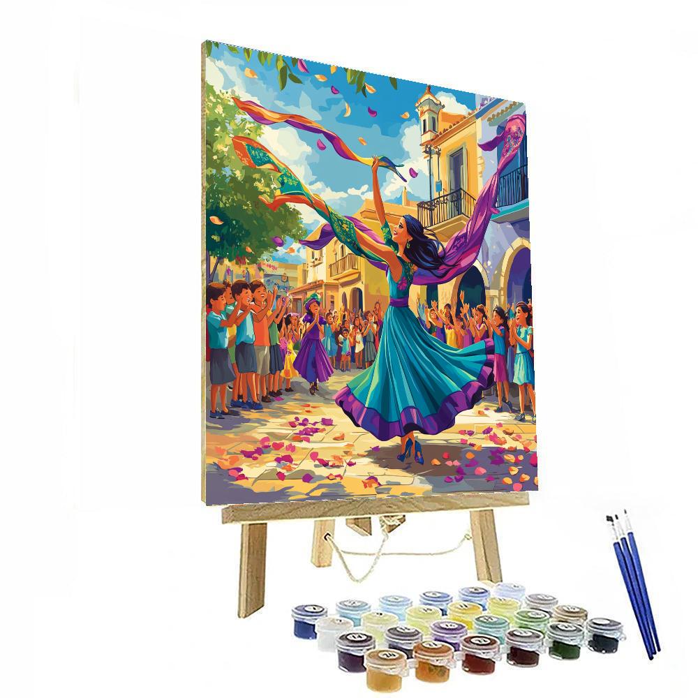 Esmeralda Joyful Dance Painting by numbers kit