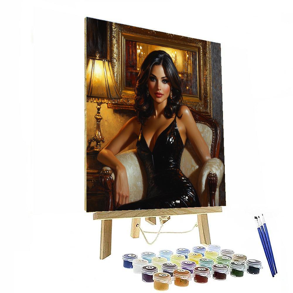 John Singer Sargent Inspired Evening Salon painting number kit