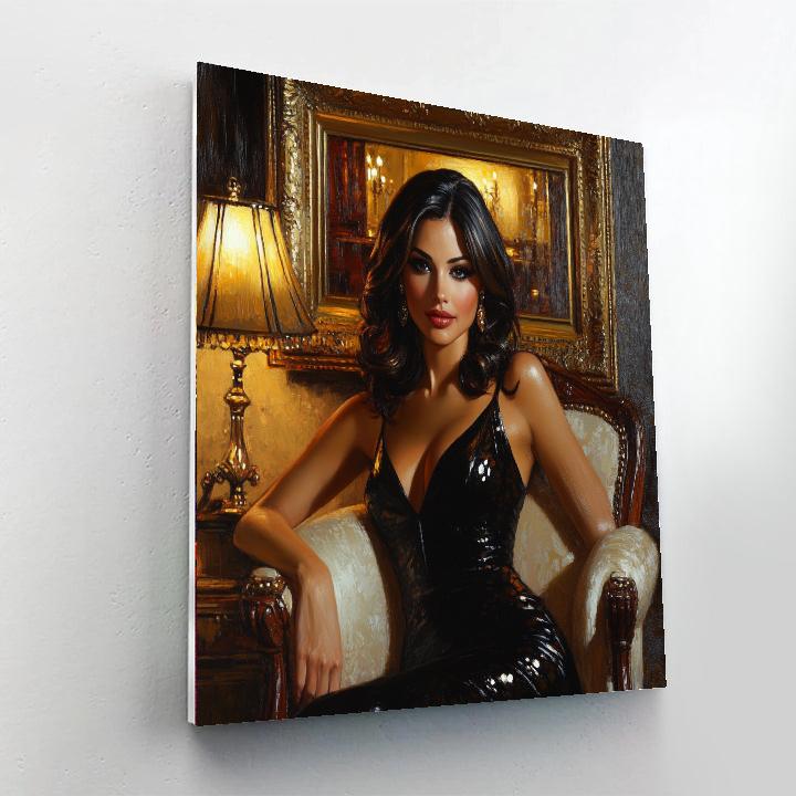 John Singer Sargent Inspired Evening Salon painting number kit