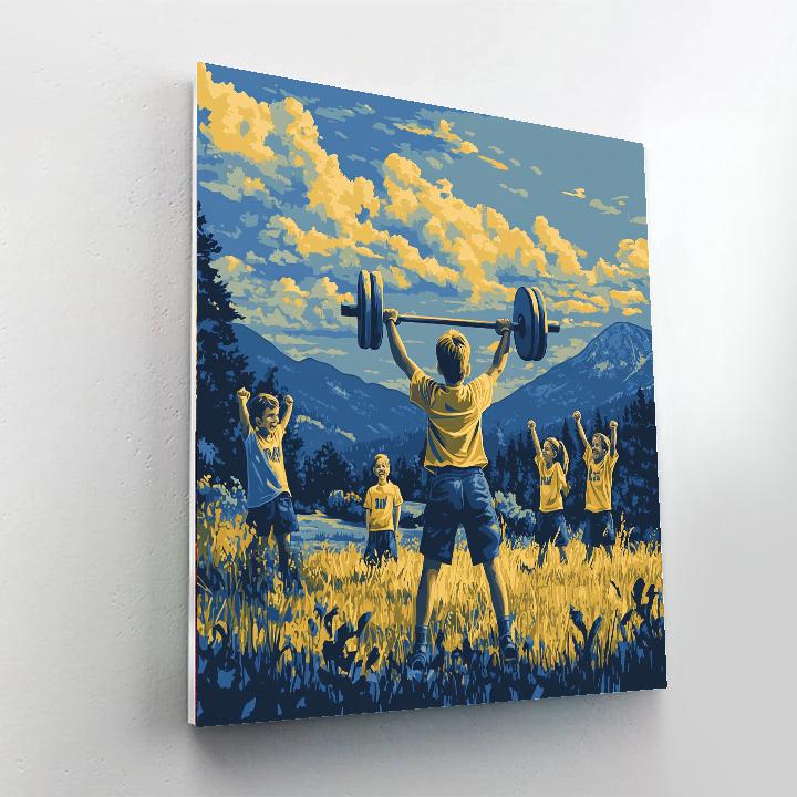 Hercules Young Hero Training paint by color