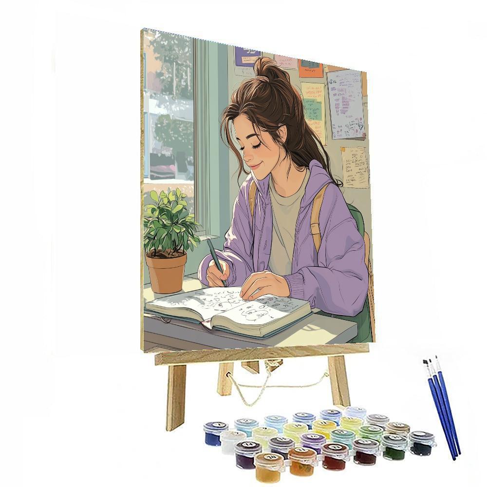 Meg Classroom Sketch paint by color