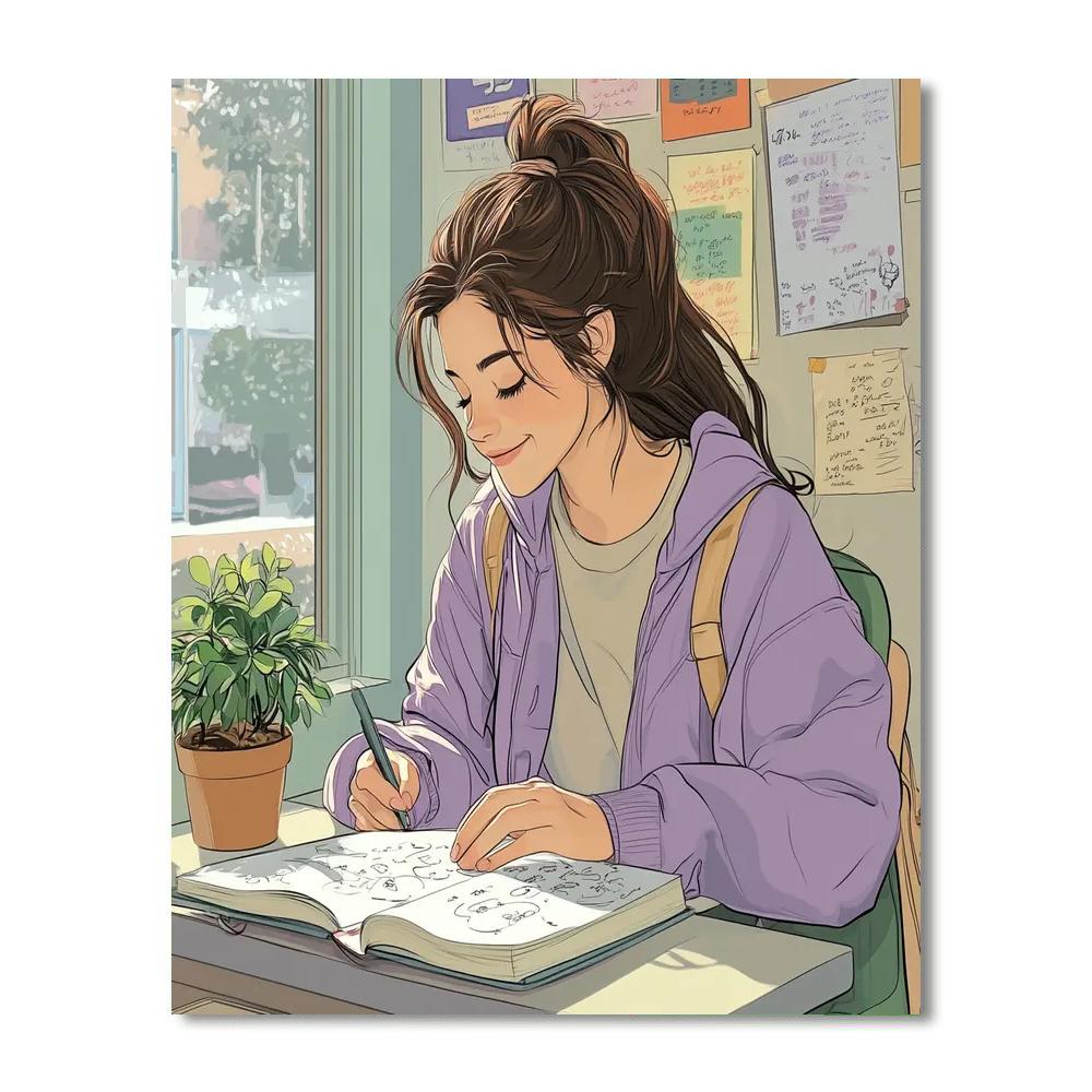 Meg Classroom Sketch paint by color