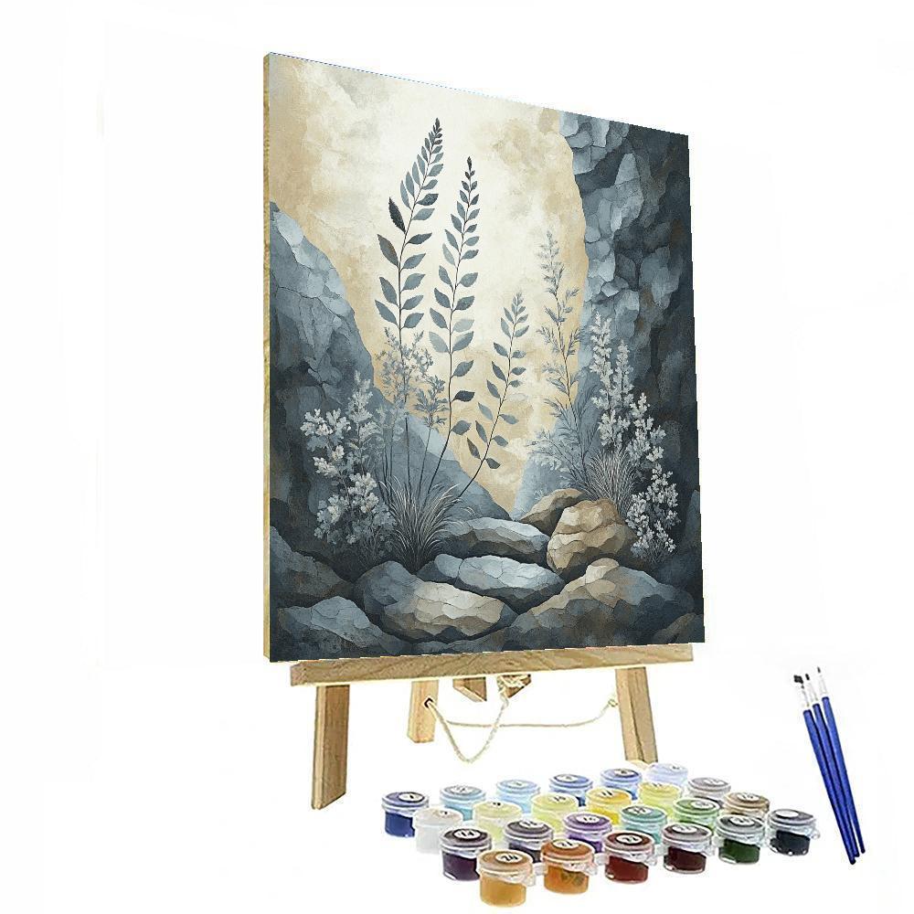 Max Ernst Inspired Fossil Garden Numbered painting kits