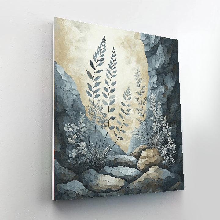 Max Ernst Inspired Fossil Garden Numbered painting kits