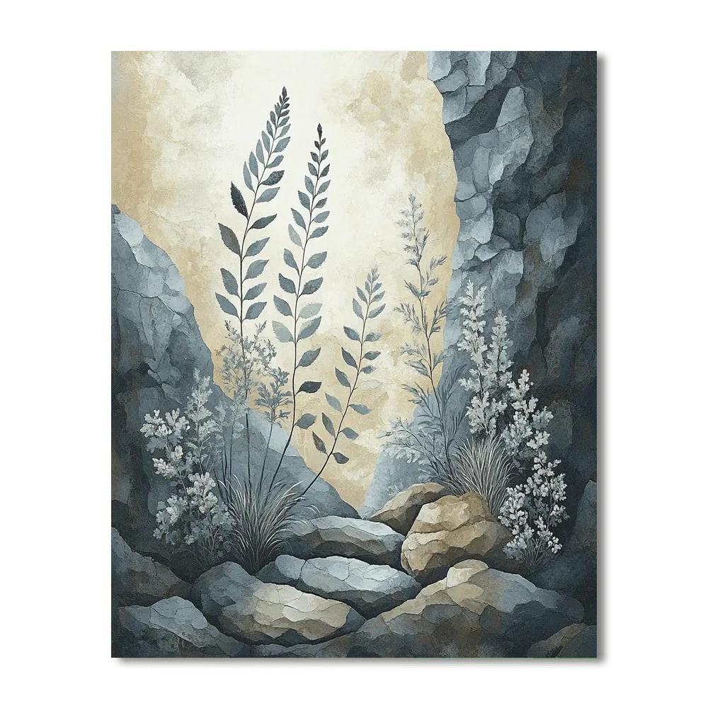 Max Ernst Inspired Fossil Garden Numbered painting kits