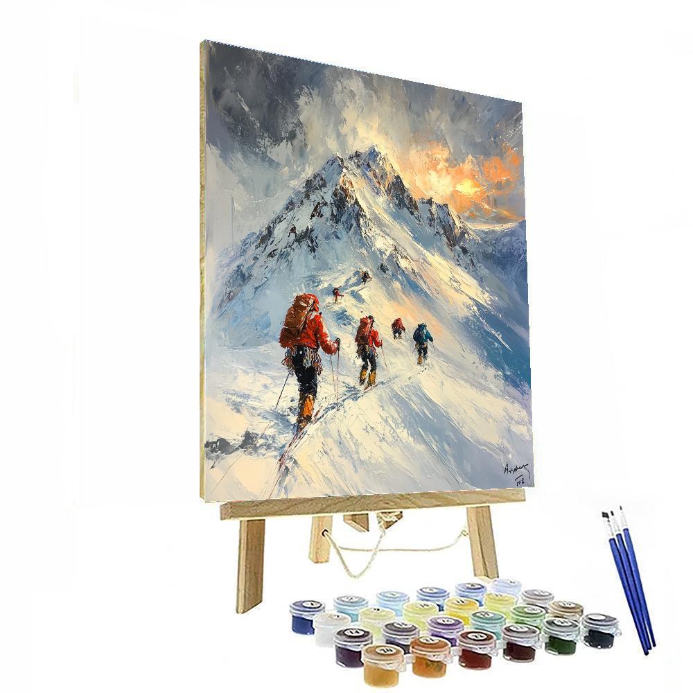 Eugene Delacroix Inspired Storming The Summit Painting by numbers kit
