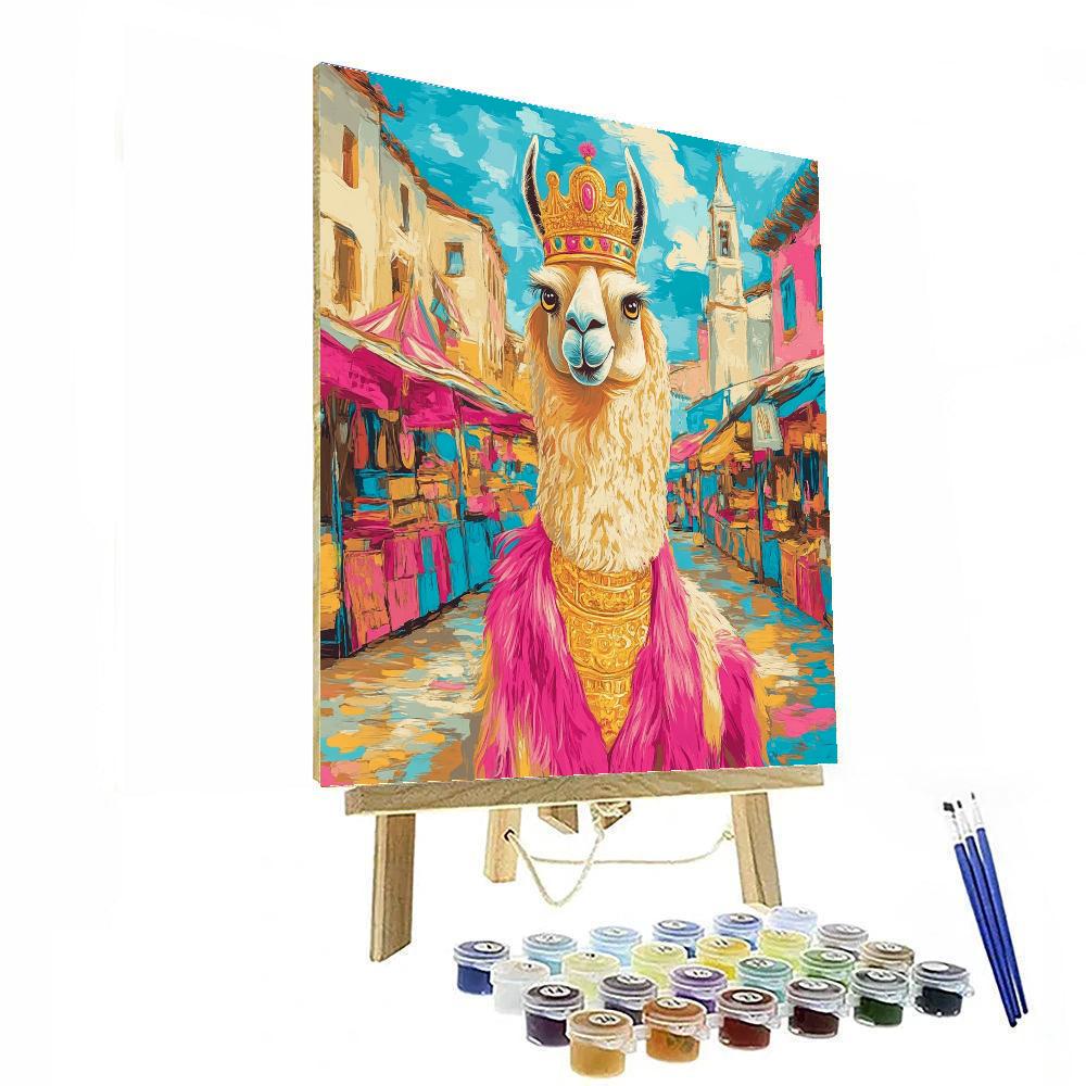 Kuzco As Llama Prank paint by numbers