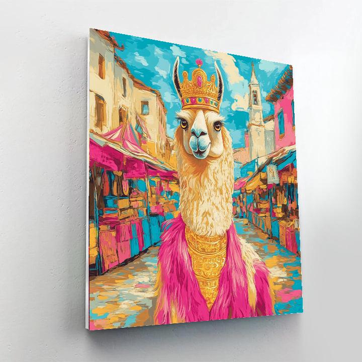 Kuzco As Llama Prank paint by numbers