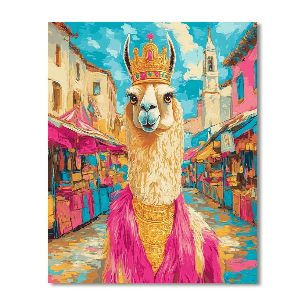 Kuzco As Llama Prank paint by numbers