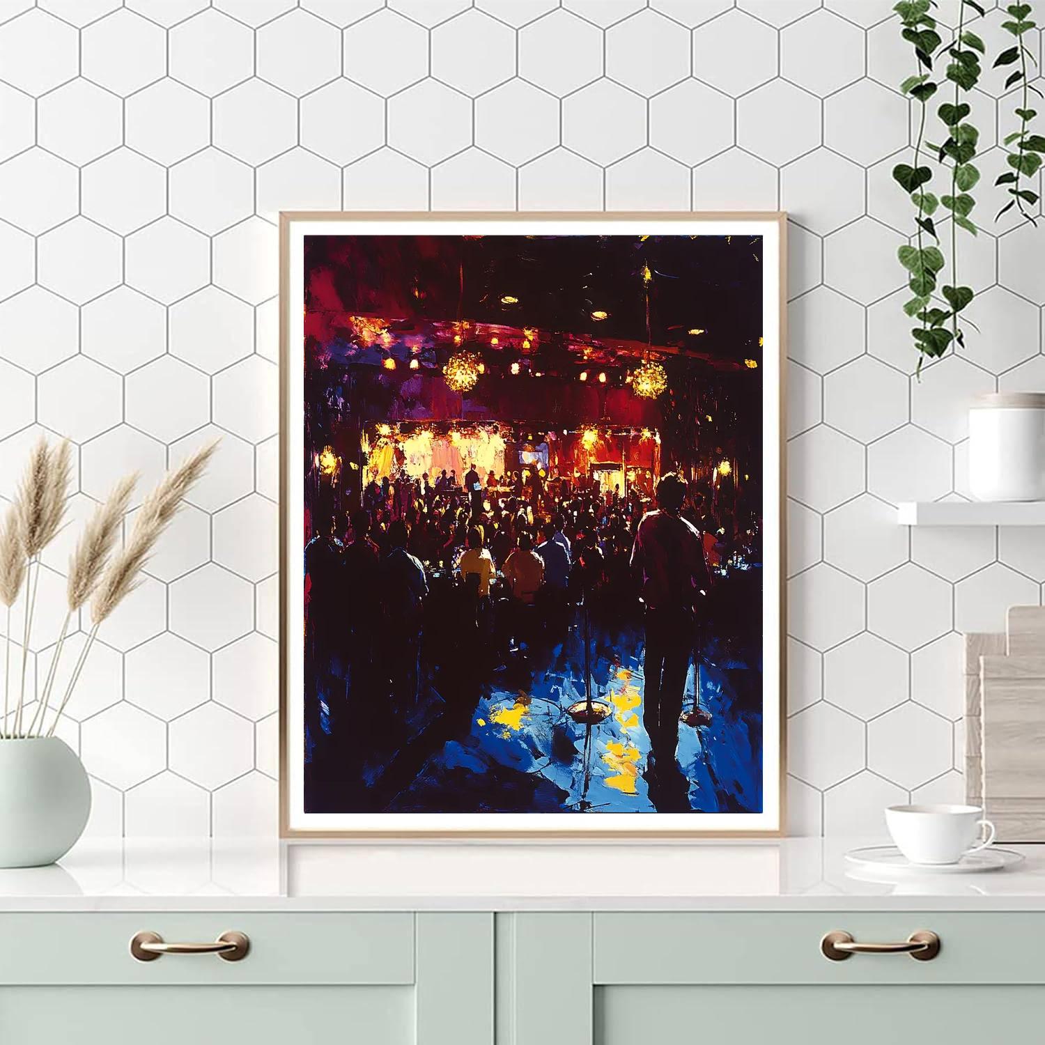Édouard Manet Inspired Jazz Night paint by number