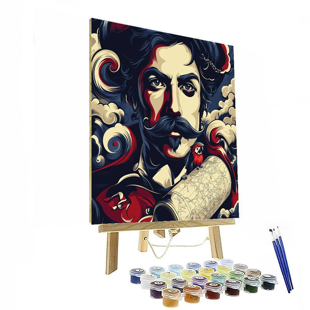 Captain Hook Stormy Plan Paint by numbers kits