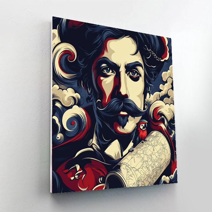 Captain Hook Stormy Plan Paint by numbers kits