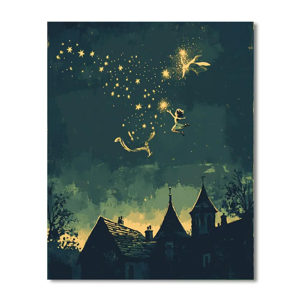 Wendy And Peter Star Flight painting number kit