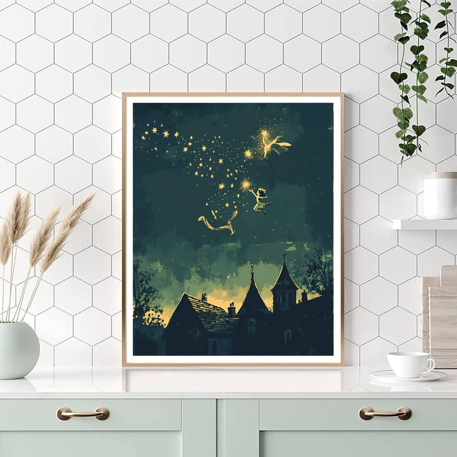 Wendy And Peter Star Flight painting number kit