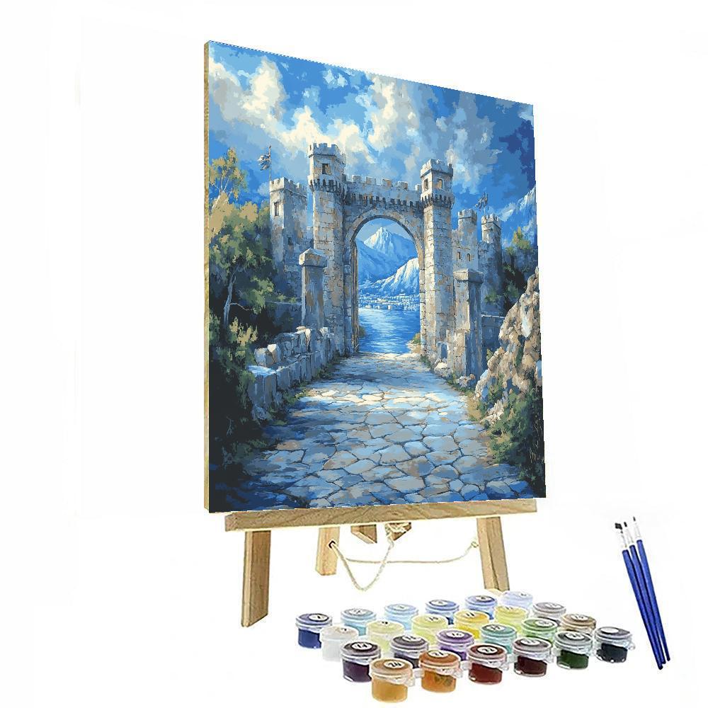 Jacques-Louis David Inspired Citadel Gate Number painting