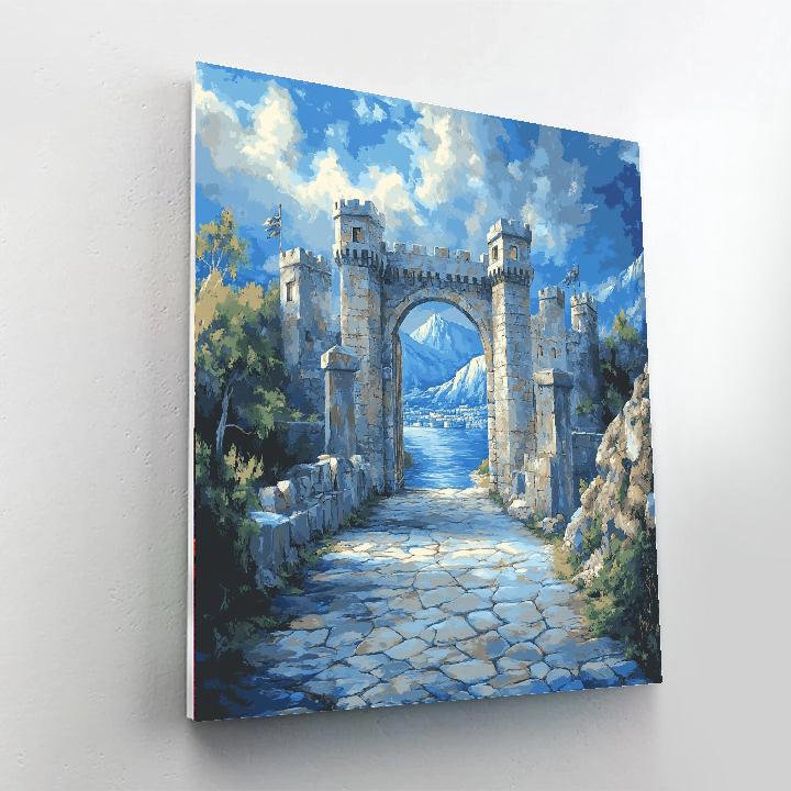 Jacques-Louis David Inspired Citadel Gate Number painting