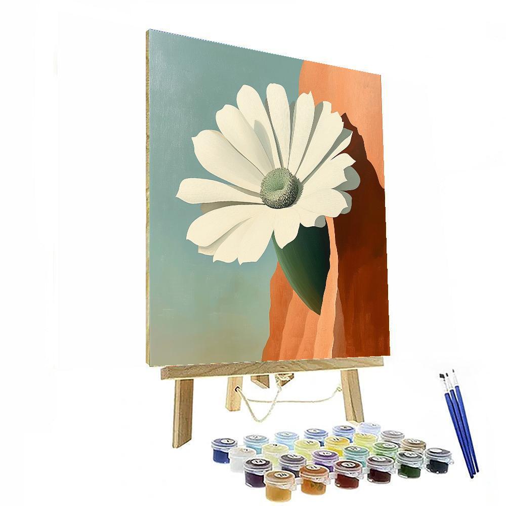 Georgia OKeeffe Inspired Cliff Blossom Paint by numbers art