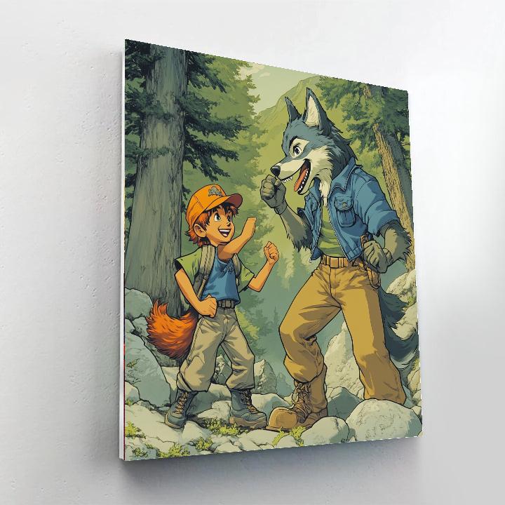 Phil Hercules Training Camp Number painting