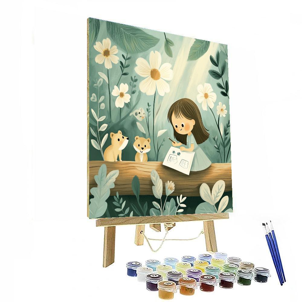 Jane Porter Jungle Notes DIY paint by numbers