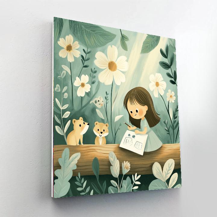 Jane Porter Jungle Notes DIY paint by numbers