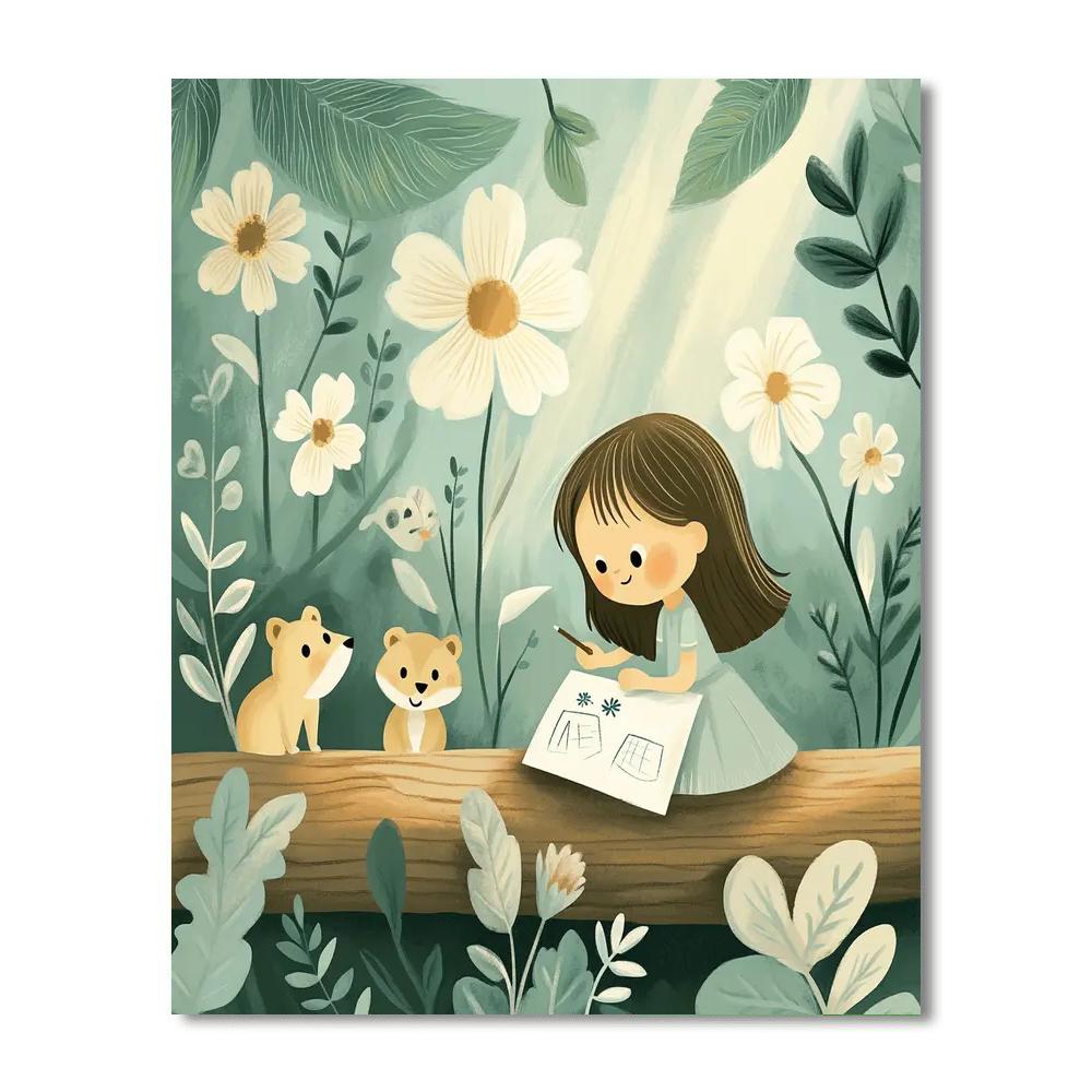 Jane Porter Jungle Notes DIY paint by numbers