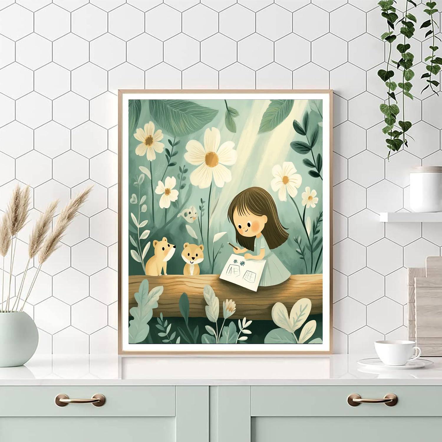 Jane Porter Jungle Notes DIY paint by numbers
