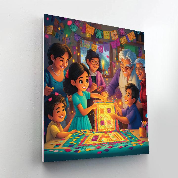 Mirabel Stitch Of Joy Number painting