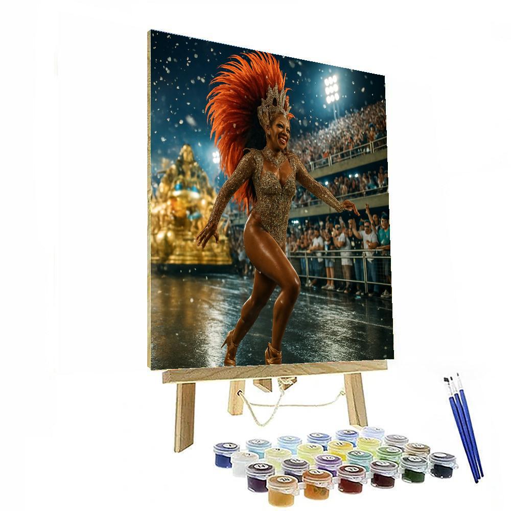 Rio Carnival Street Performer Painting by numbers kit