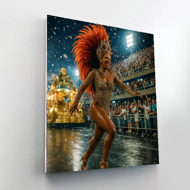 Rio Carnival Street Performer Painting by numbers kit