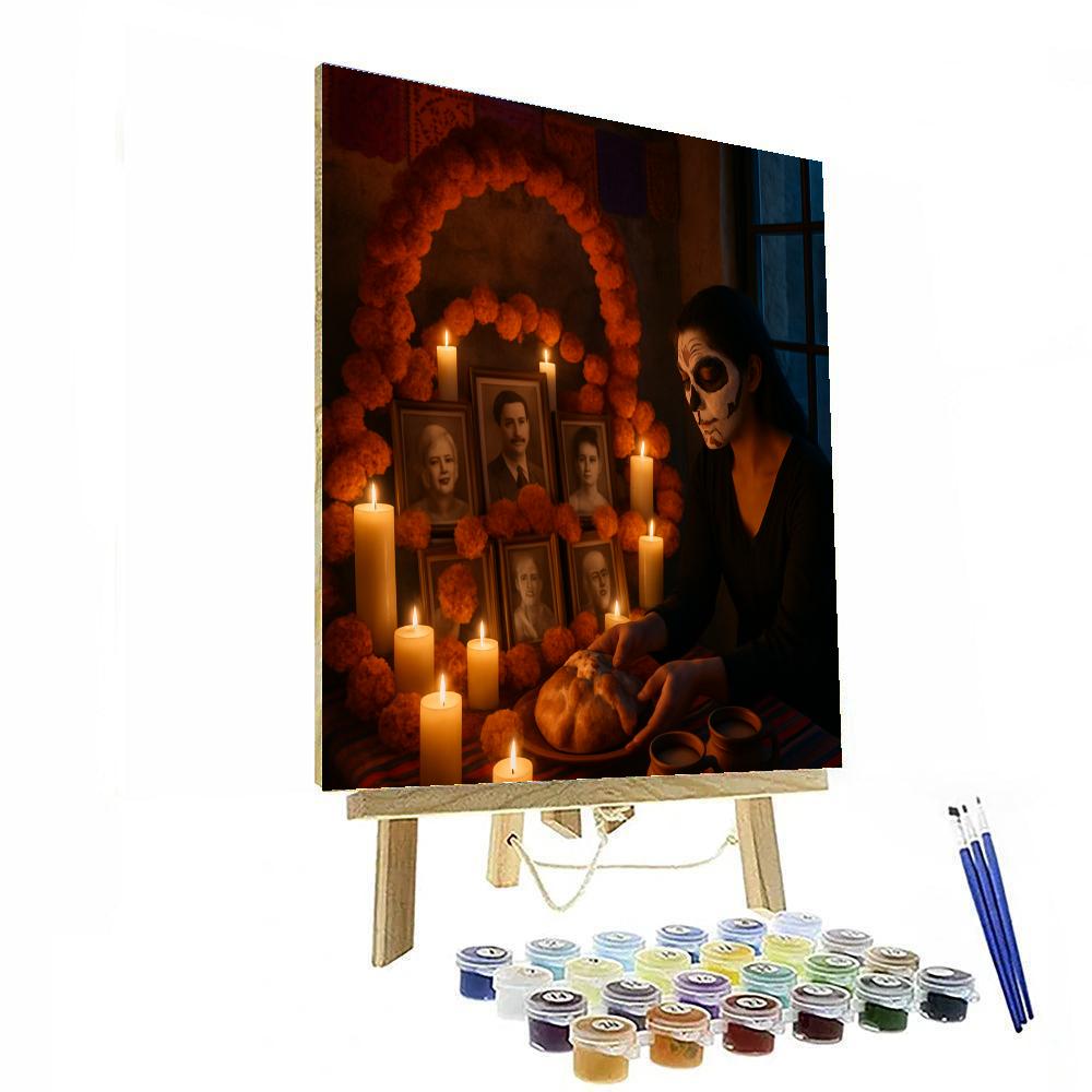 Día De Muertos Home Ofrenda Paint by numbers kits