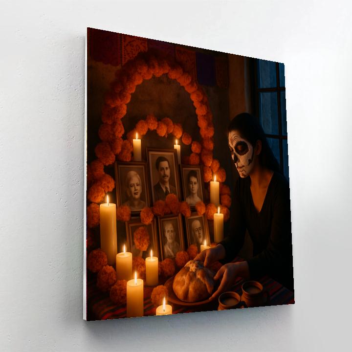 Día De Muertos Home Ofrenda Paint by numbers kits
