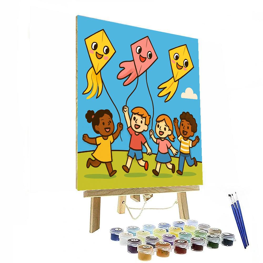 Comet Kite Festival paint by color