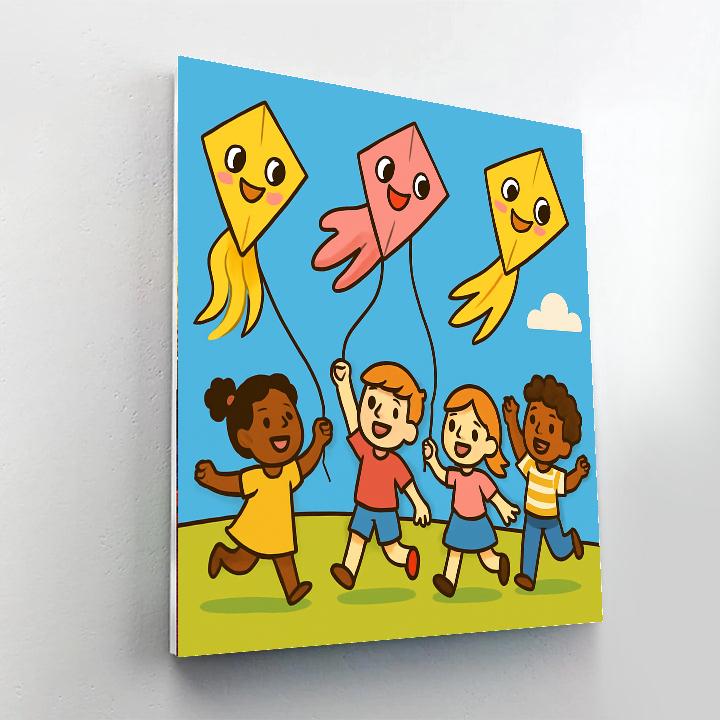 Comet Kite Festival paint by color