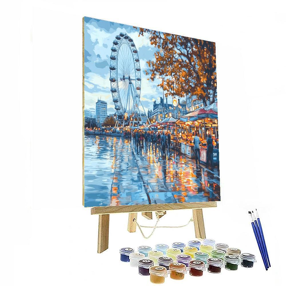 South Bank Walk London United Kingdom DIY paint by numbers