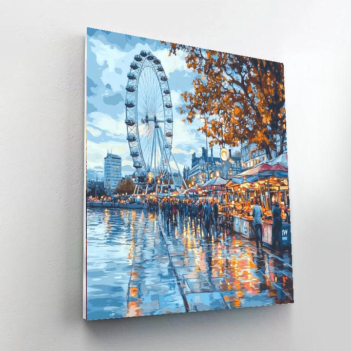 South Bank Walk London United Kingdom DIY paint by numbers