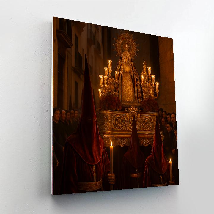Easter Procession In Seville Painting by numbers kit