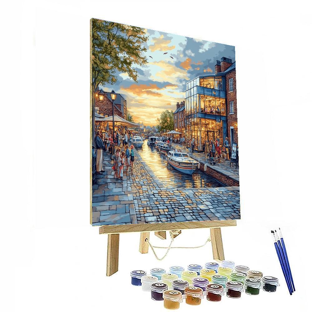 Old Port Waterfront Montreal Canada paint by number