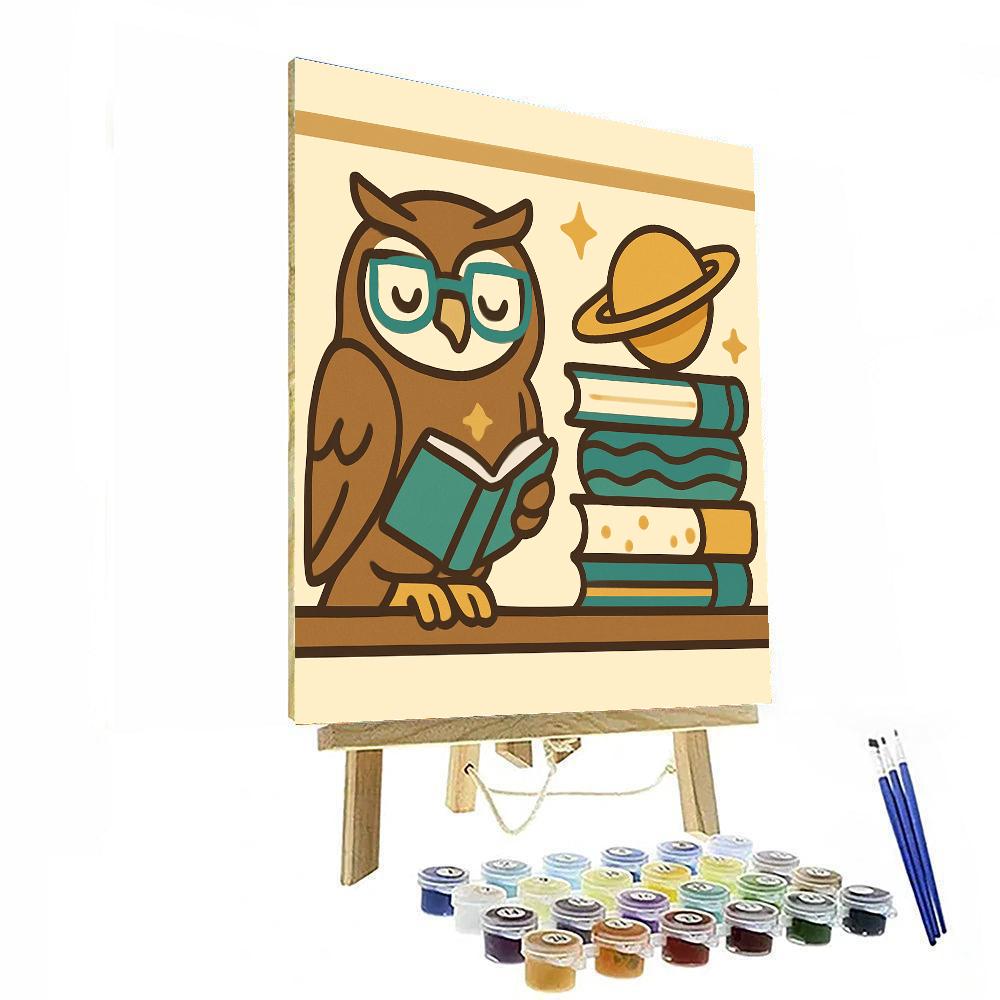 Orbit Owl Library Numbered painting kits