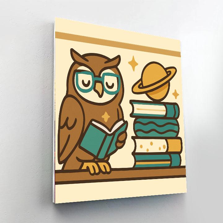 Orbit Owl Library Numbered painting kits