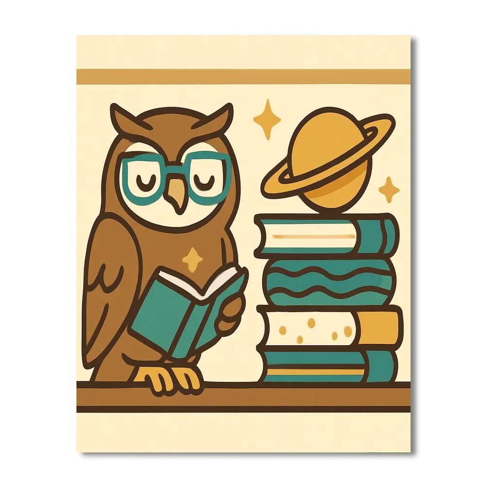 Orbit Owl Library Numbered painting kits