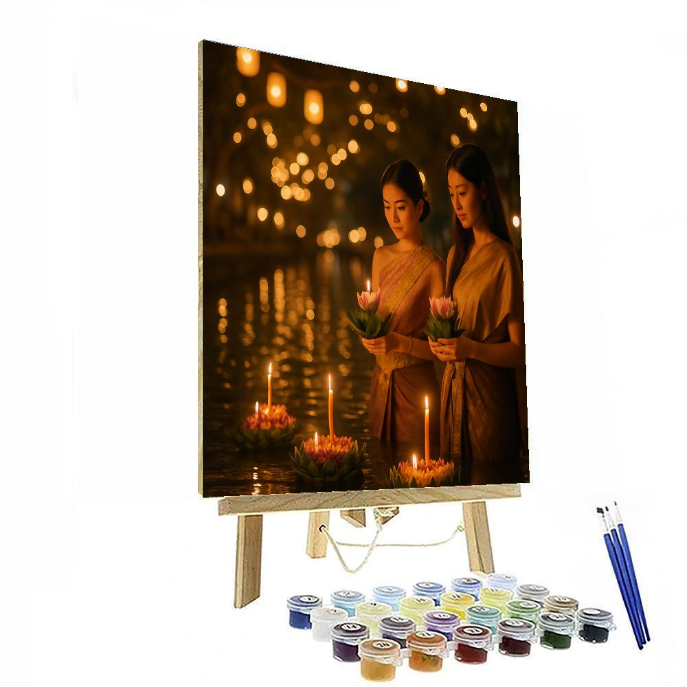 Black Friday Temple Light Offerings Paint by numbers kits