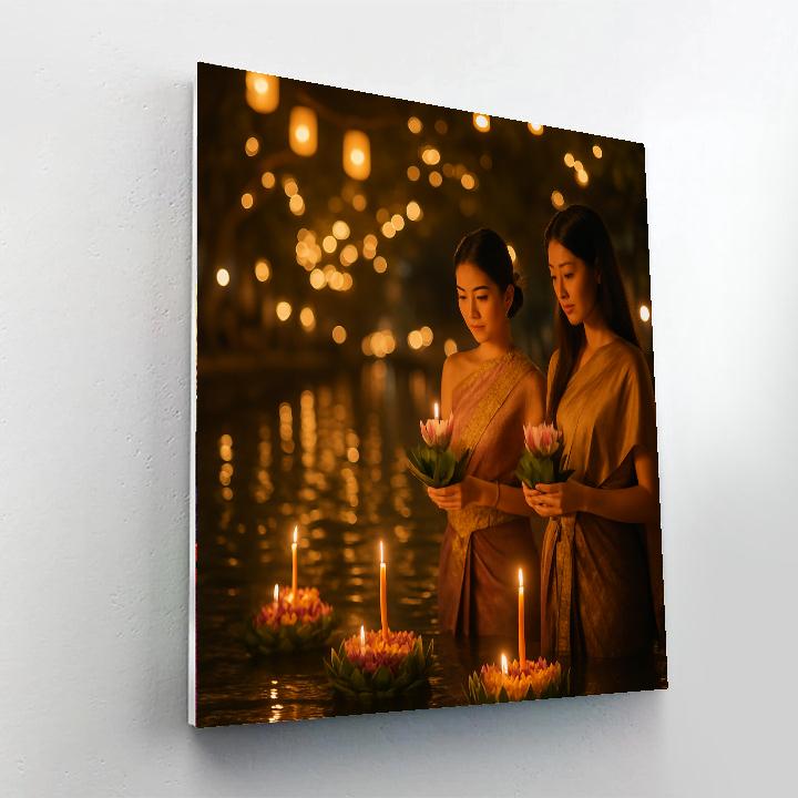 Black Friday Temple Light Offerings Paint by numbers kits
