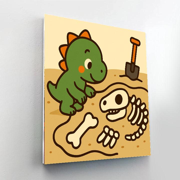 Fossil Foss Explorer paint by color