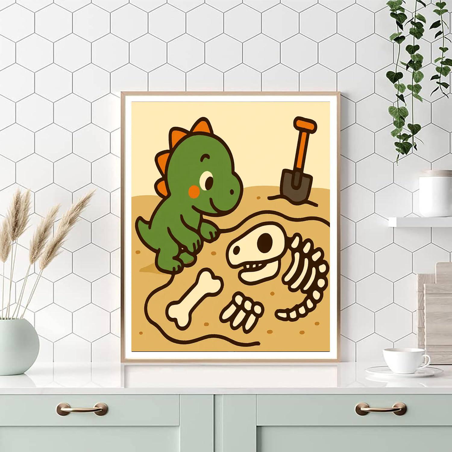 Fossil Foss Explorer paint by color
