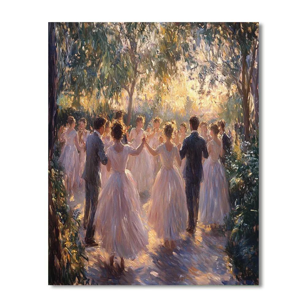 Pierre-Auguste Renoir Inspired Joyful Dance Party Paint by numbers kits
