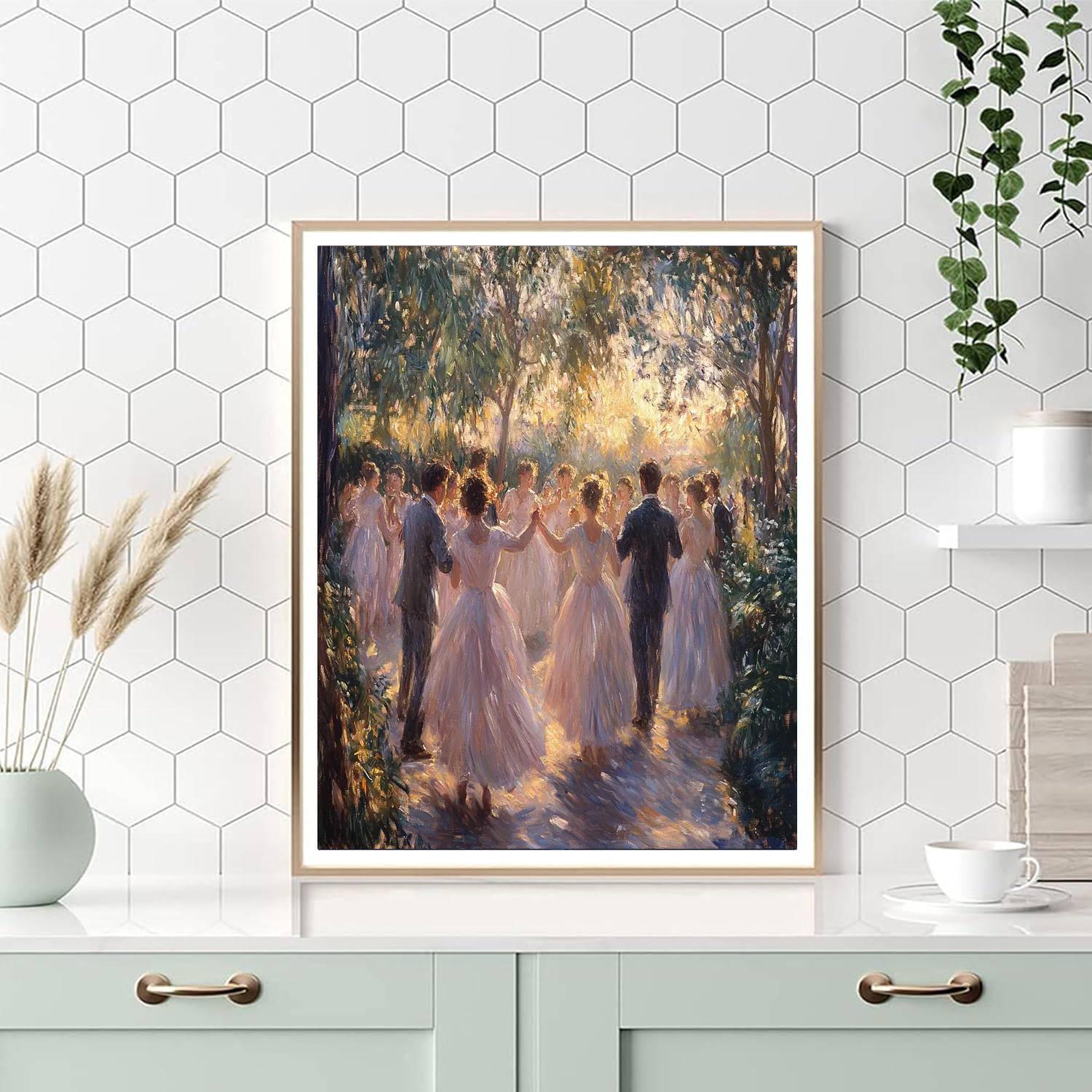 Pierre-Auguste Renoir Inspired Joyful Dance Party Paint by numbers kits