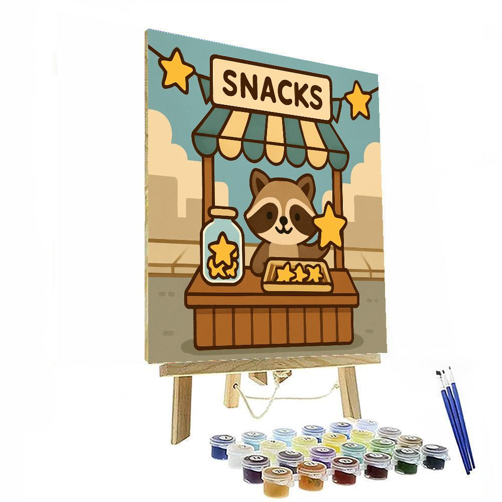 Stellar Snack Shop paint by color