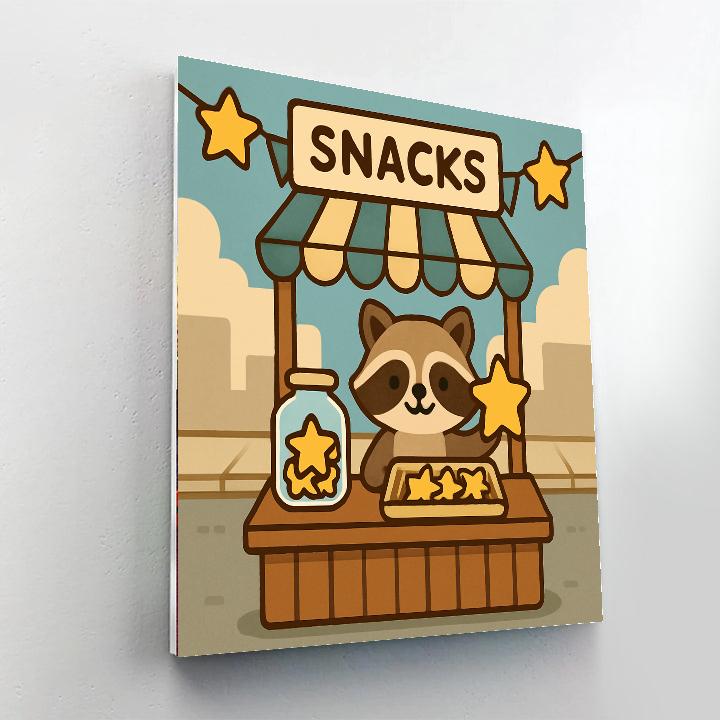 Stellar Snack Shop paint by color