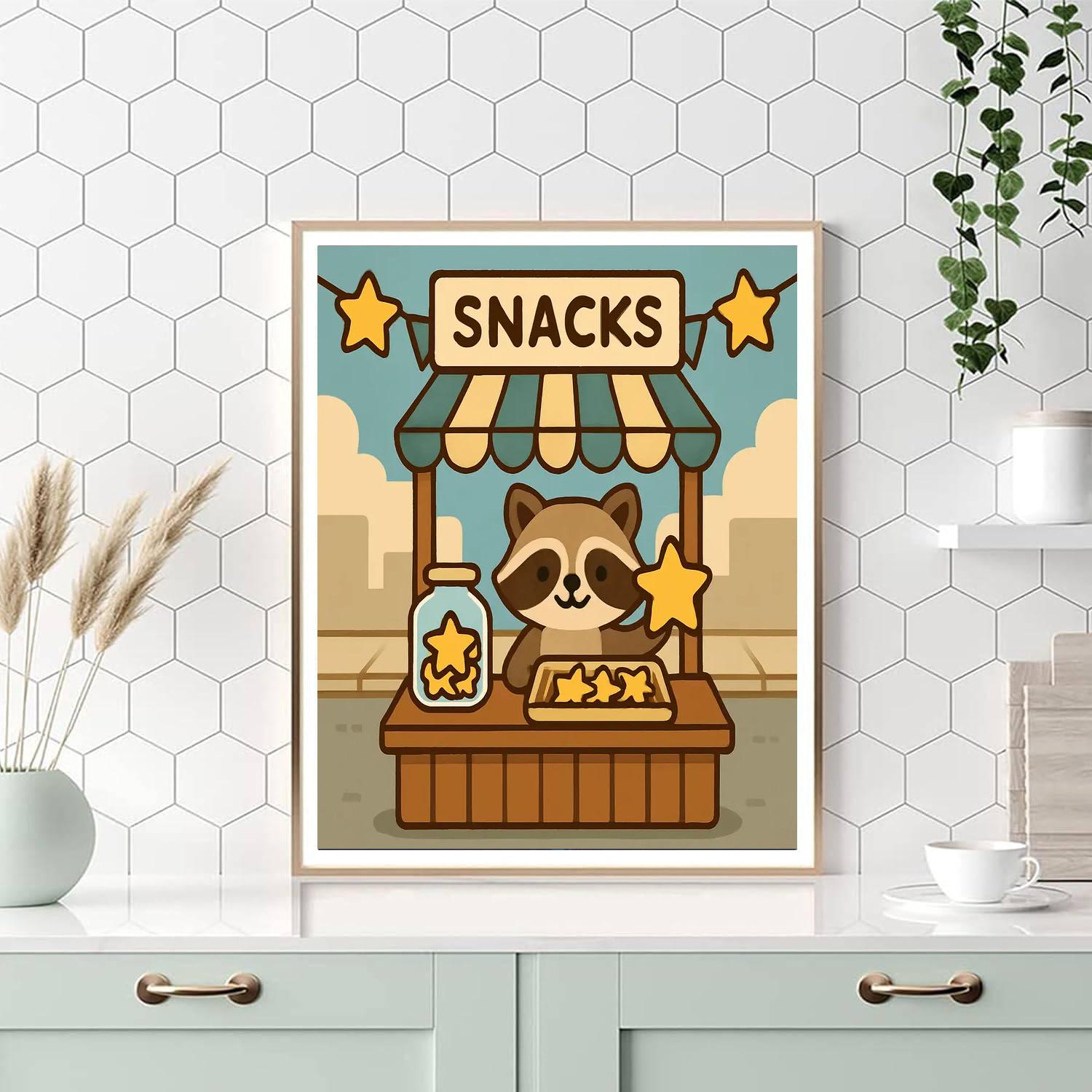 Stellar Snack Shop paint by color